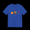 Emoji Graphic Jersey Tee | Wear Your Humor Loud and Proud - Royal Blue