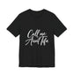 Black t-shirt with 'Call me Aunt Tifa' text – empowHER by Heidi political protest apparel