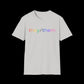 Gender Inclusive Pronouns they/them (rainbow text) Unisex T-Shirt - empowHERbyHeidi