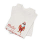 Mele Kalikimaka Hawaiian Santa Jersey Tee