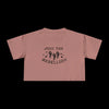 Join the Rebellion Crop Tee - Hazy Pink