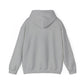 Gray hoodie on a white background