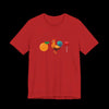Emoji Graphic Jersey Tee | Wear Your Humor Loud and Proud - Red