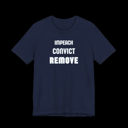 Impeach. Convict. Remove Jersey Tee | Wear the Movement - empowHERbyHeidi