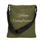 Silence is Compliance Adjustable Tote Bag | Style Meets Activism - empowHERbyHeidi