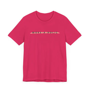 Woke-a-Holic Jersey Tee | Stay Woke, Stay Stylish - empowHERbyHeidi