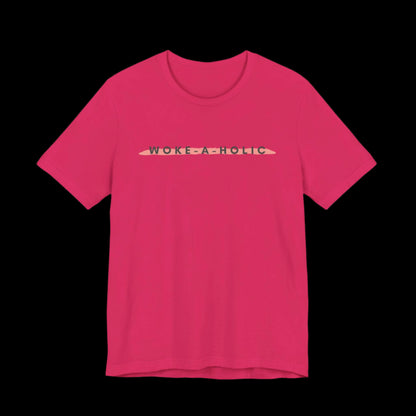 Woke-a-Holic Jersey Tee | Stay Woke, Stay Stylish - empowHERbyHeidi