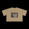 Nation in Distress Crop Tee - Sand