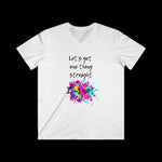 Let's Get One Thing Straight, I'm Not Fitted V-Neck Pride Tee - empowHERbyHeidi