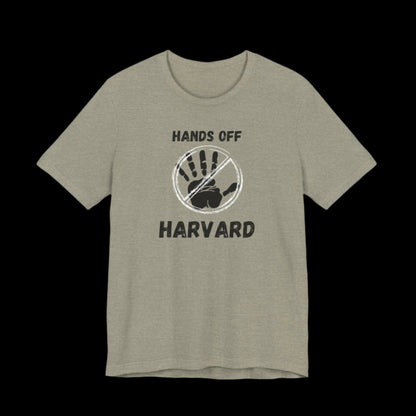 Hands Off Harvard Jersey Tee - empowHERbyHeidi