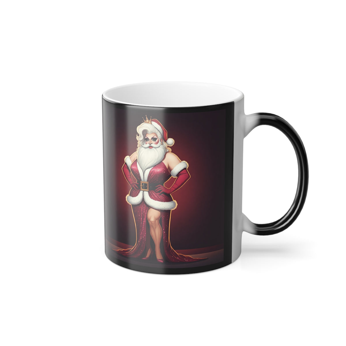 Mary Christmas - Santa's Drag Persona Color Changing Mug - empowHERbyHeidi