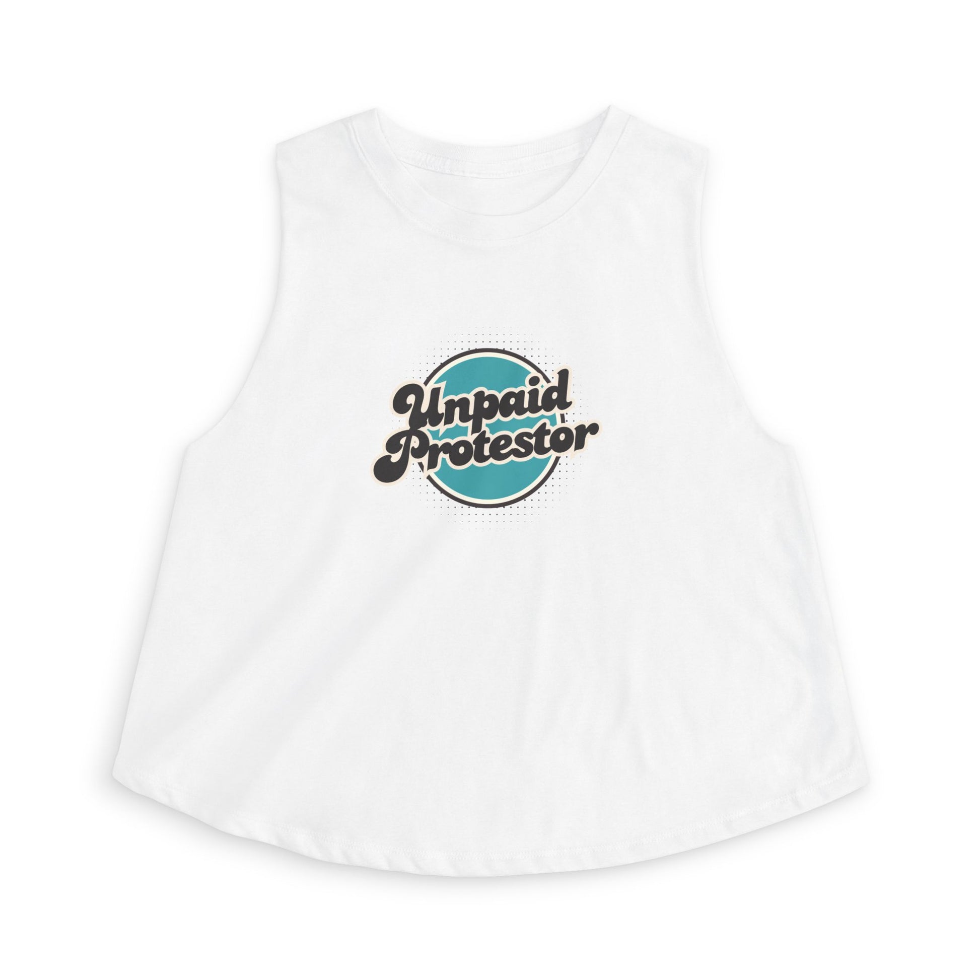 Unpaid Protestor Crop Tank - empowHERbyHeidi