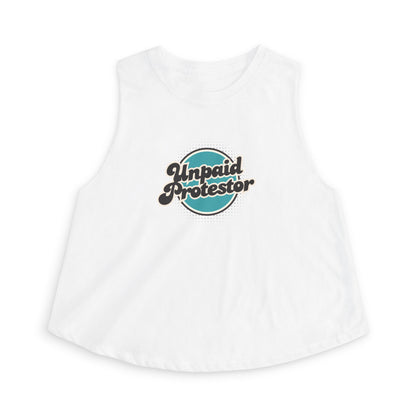 Unpaid Protestor Crop Tank - empowHERbyHeidi