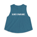 Silence is Compliance Crop Tank - empowHERbyHeidi