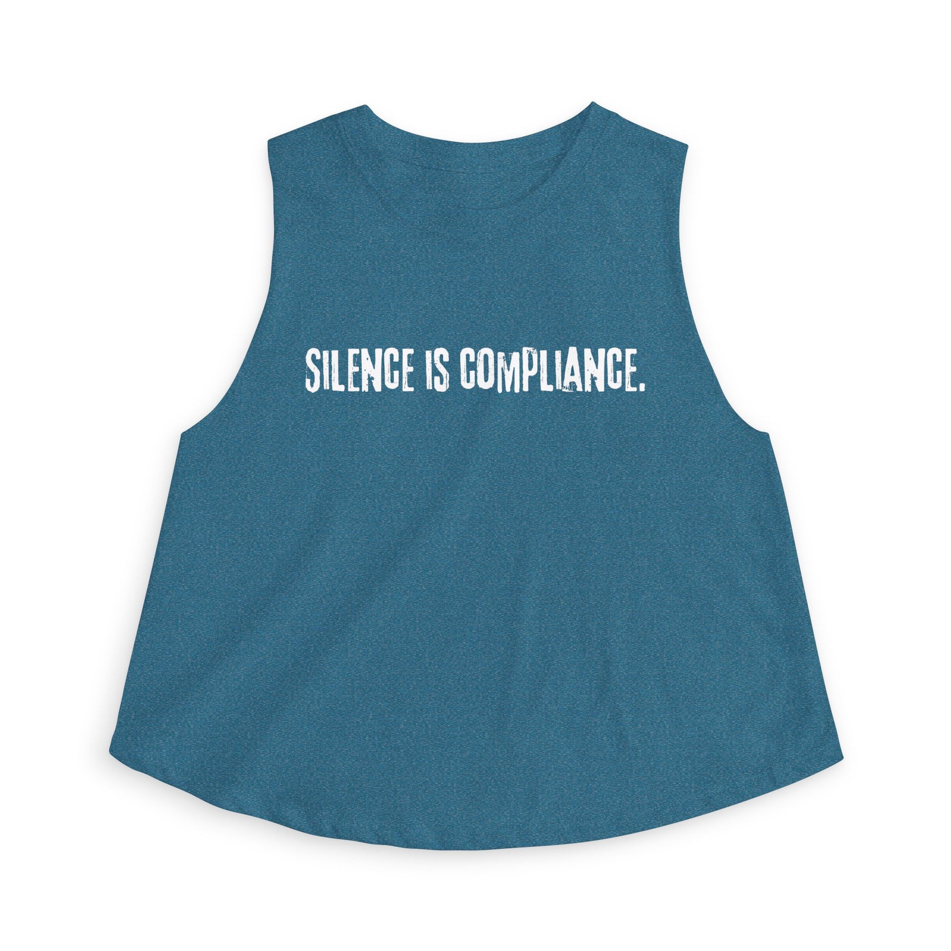Silence is Compliance Crop Tank - empowHERbyHeidi