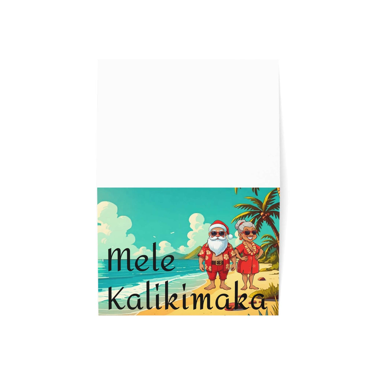 Mele Kalikimaka Holiday Greeting Cards (1, 10, or 30 pieces) - empowHERbyHeidi