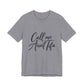 Gray t-shirt with 'Call me Aunt Tifa' text – empowHER by Heidi political protest apparel