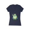 Protest Frog Slim Fit V-Neck - Navy