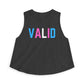 "VALID" Trans Pride Crop Tank - empowHERbyHeidi