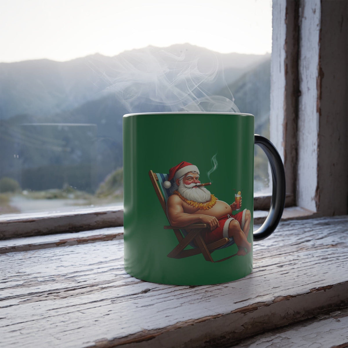 Naughty Santa Color Changing Mug - empowHERbyHeidi