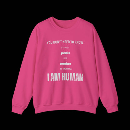 I Am Human - Inclusivity Unisex Sweatshirt - empowHERbyHeidi