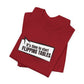 Folded red t-shirt with cartoon speech bubble with text "It's Time to Start Flipping Tables" by empowHER by Heidi