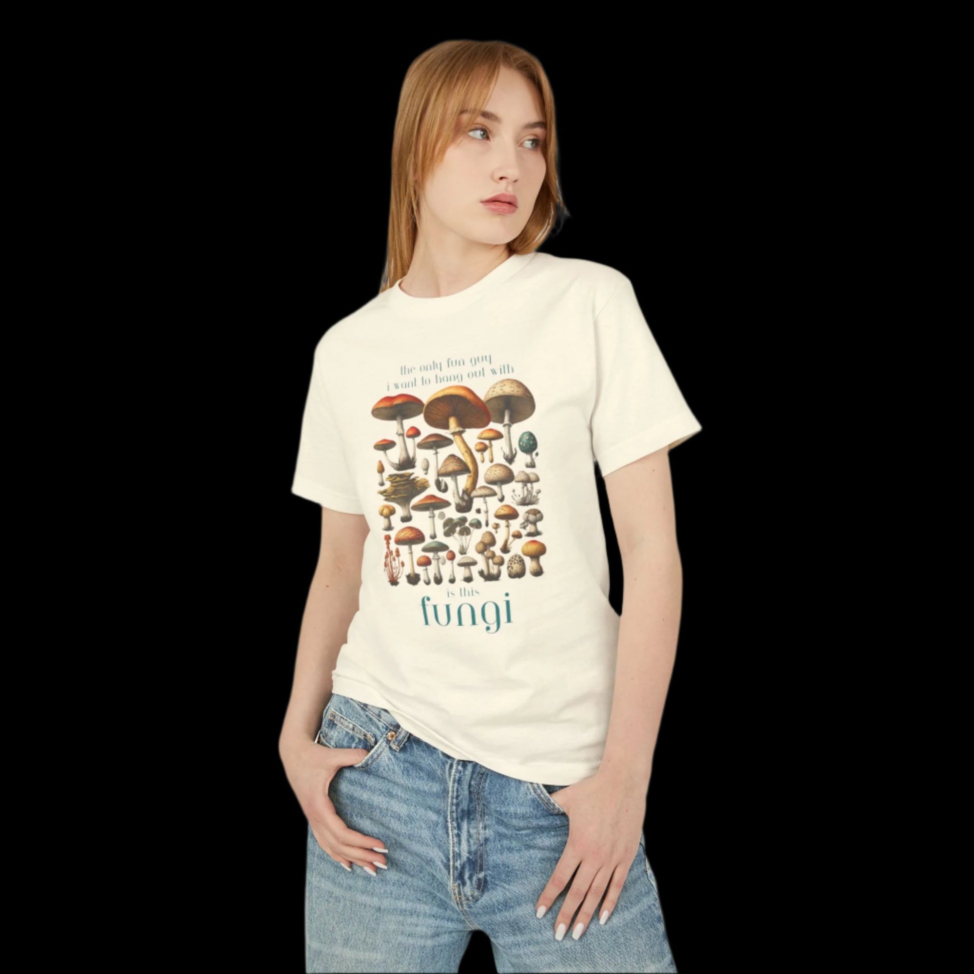 Fungi Not Fun Guy Heavyweight Cotton Tee - empowHERbyHeidi