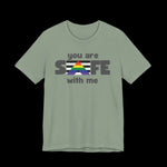 You Are Safe With Me Jersey Tee - empowHERbyHeidi