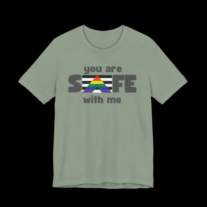 You Are Safe With Me Jersey Tee - empowHERbyHeidi