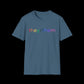 Gender Inclusive Pronouns they/them (rainbow text) Unisex T-Shirt - empowHERbyHeidi