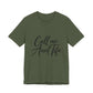 Green t-shirt with 'Call me Aunt Tifa' text – empowHER by Heidi political protest apparel