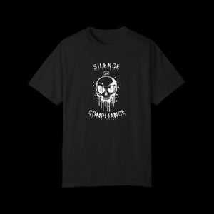 Silence Is Compliance Skull Tee | Wear Your Protest - empowHERbyHeidi