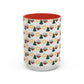 Happy ChristmaHanukKwanzaa Color Accent Holiday Coffee Mug (11, 15oz) - empowHERbyHeidi
