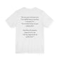 Ash gray  t-shirt with black text from Emma Lazarus's poem "Give me your tired, your poor,
Your huddled masses yearning to breathe free,
The wretched refuse of your teeming shore.
Send these, the homeless, tempest-tost to me,
I lift my lamp beside the golden door!" by empowHER by Heidi