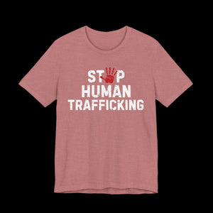 Stop Human Trafficking Jersey Tee | Donate to the ACLU - empowHERbyHeidi