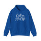 Blue hoodie with 'Call me Aunt Tifa' text – empowHER by Heidi political protest apparel