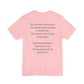 Pink t-shirt with black text from Emma Lazarus's poem "Give me your tired, your poor,
Your huddled masses yearning to breathe free,
The wretched refuse of your teeming shore.
Send these, the homeless, tempest-tost to me,
I lift my lamp beside the golden door!" by empowHER by Heidi