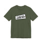 Military green t-shirt with cartoon speech bubble with text "It's Time to Start Flipping Tables" by empowHER by Heidi
