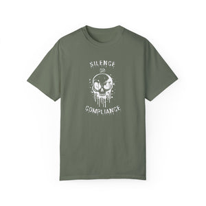 Silence Is Compliance Skull Tee | Wear Your Protest - empowHERbyHeidi