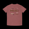 Resist Faded Shirt - Social Justice Protest Tee - Faded Wine