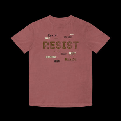 Resist Faded Shirt - Social Justice Protest Tee