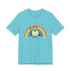 Pride Frog Jersey Tee - Turquoise