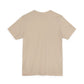 Beige t-shirt on a white background