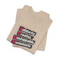 Folded beige t-shirt with motivational quote "solidarity creates unstoppable movements" by empowHER by Heidi
