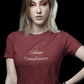 Silence Is Compliance Jersey Tee | Speak Up for Democracy - empowHERbyHeidi