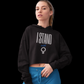 Women's Rights - I Stand With Women Cropped Hoodie - empowHERbyHeidi