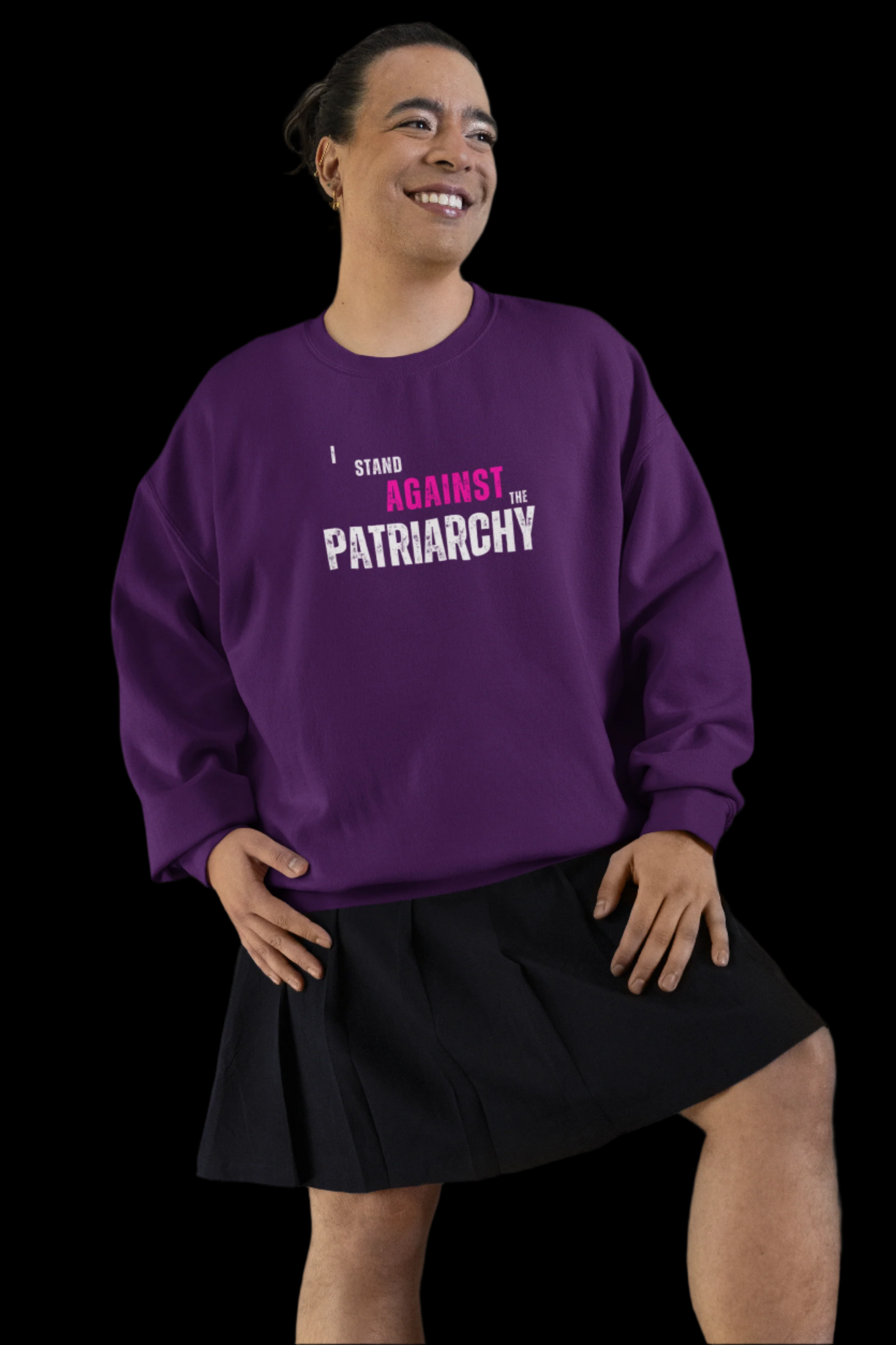 I Stand Against the Patriachy Sweatshirt - empowHERbyHeidi