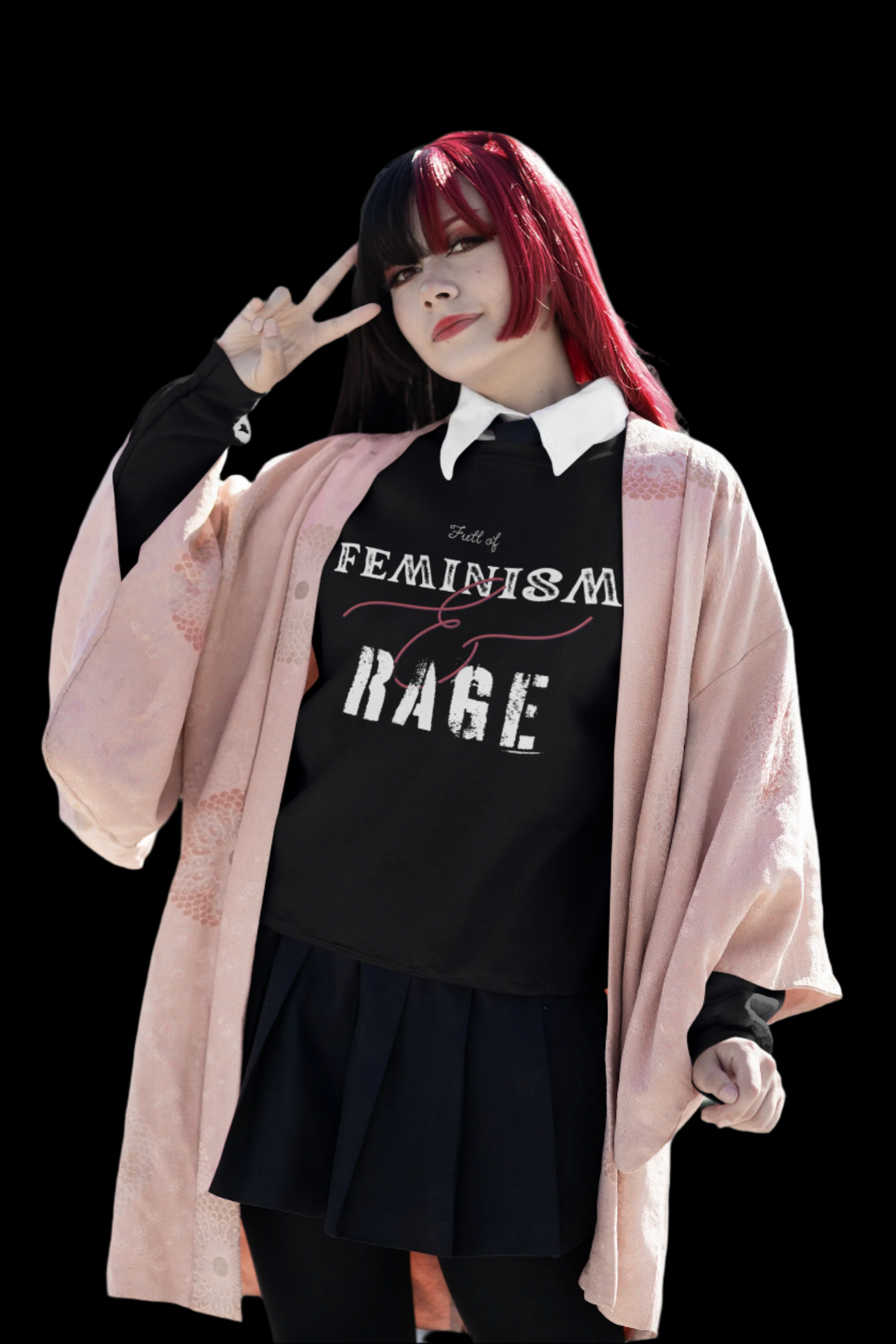 Full of Feminism & Rage Sweatshirt - empowHERbyHeidi