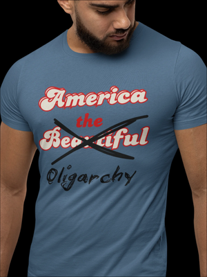 America the Oligarchy Heavyweight Cotton Tee