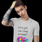 Let's Get One Thing Straight, I'm Not Fitted V-Neck Pride Tee - empowHERbyHeidi